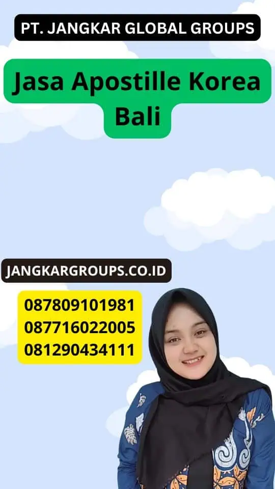 Jasa Apostille Korea Bali