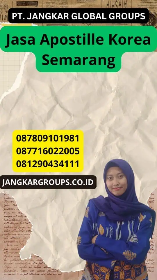 Jasa Apostille Korea Semarang