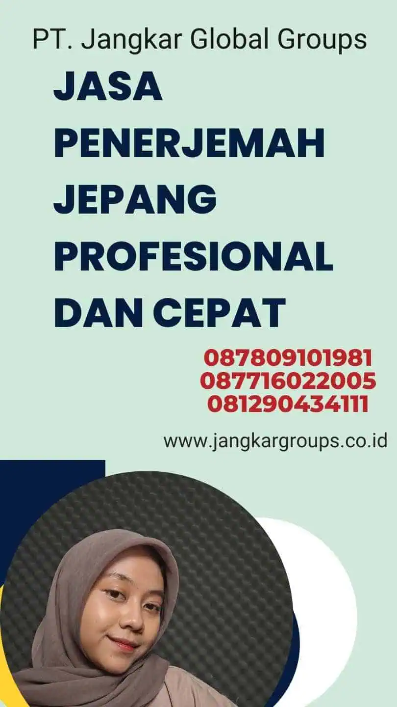 Jasa Penerjemah Jepang Profesional dan Cepat