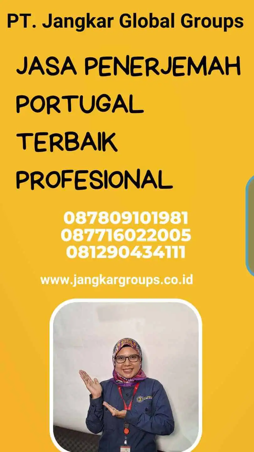 Jasa Penerjemah Portugal Terbaik Profesional