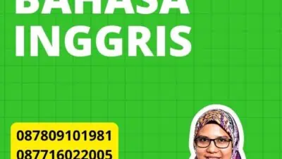 Jasa Tersumpah Bahasa Inggris