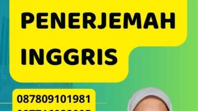 Jasa Translator Penerjemah Inggris