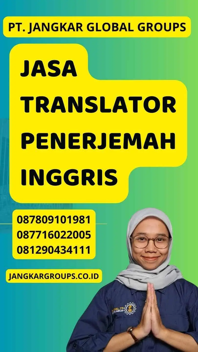 Jasa Translator Penerjemah Inggris