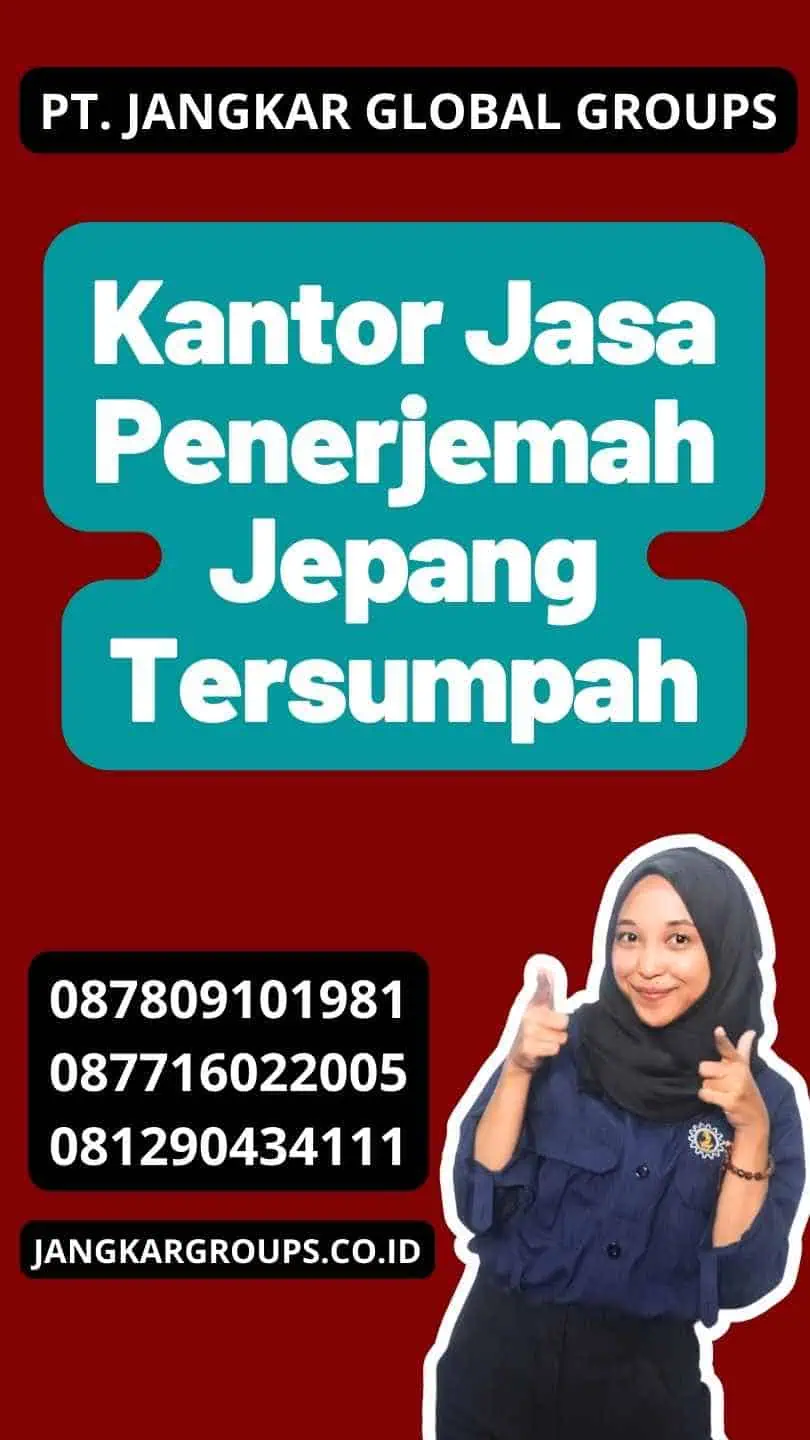 Kantor Jasa Penerjemah Jepang Tersumpah