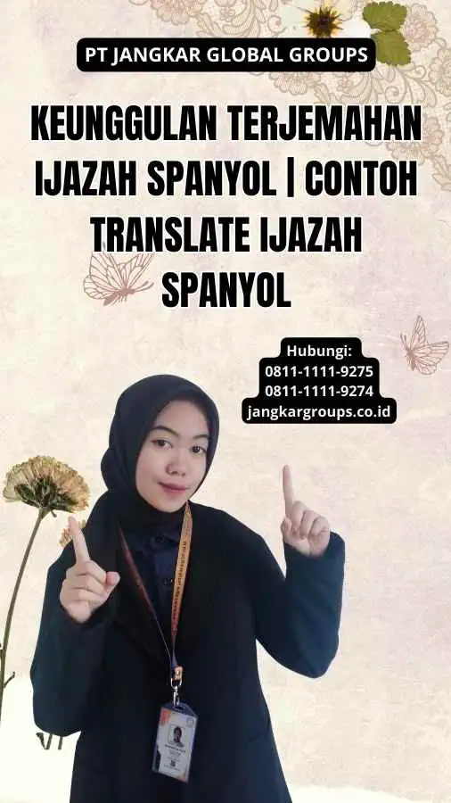 Keunggulan Terjemahan Ijazah Spanyol | Contoh Translate Ijazah Spanyol