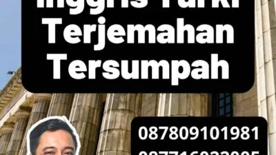 Layanan Penerjemah Inggris Turki Terjemahan Tersumpah