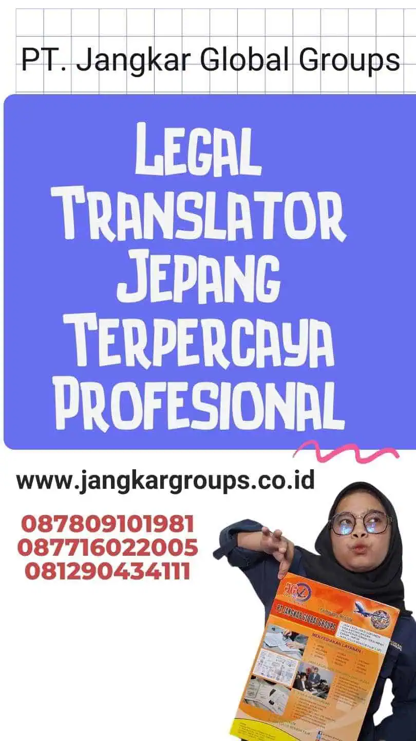 Legal Translator Jepang Terpercaya Profesional