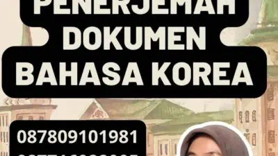 Memahami Peran penerjemah dokumen bahasa korea