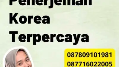 Memudahkan cari Jasa Penerjemah Korea Terpercaya