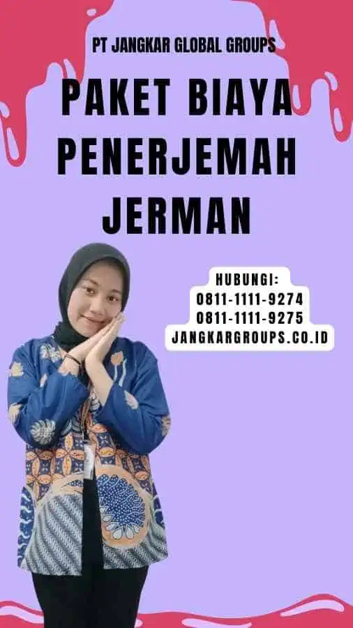 Paket Biaya Penerjemah Jerman