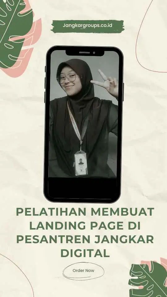 Pelatihan Membuat Landing Page di Pesantren Jangkar Digital