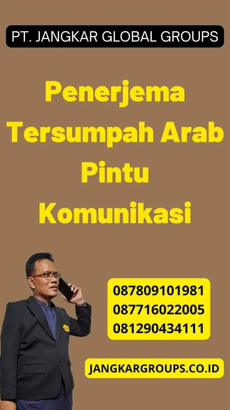 Penerjema Tersumpah Arab Pintu Komunikasi