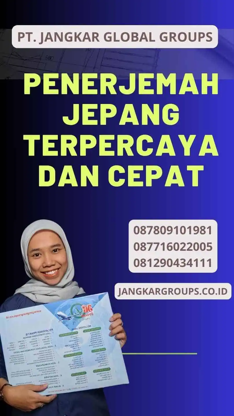 Penerjemah Jepang Terpercaya dan Cepat