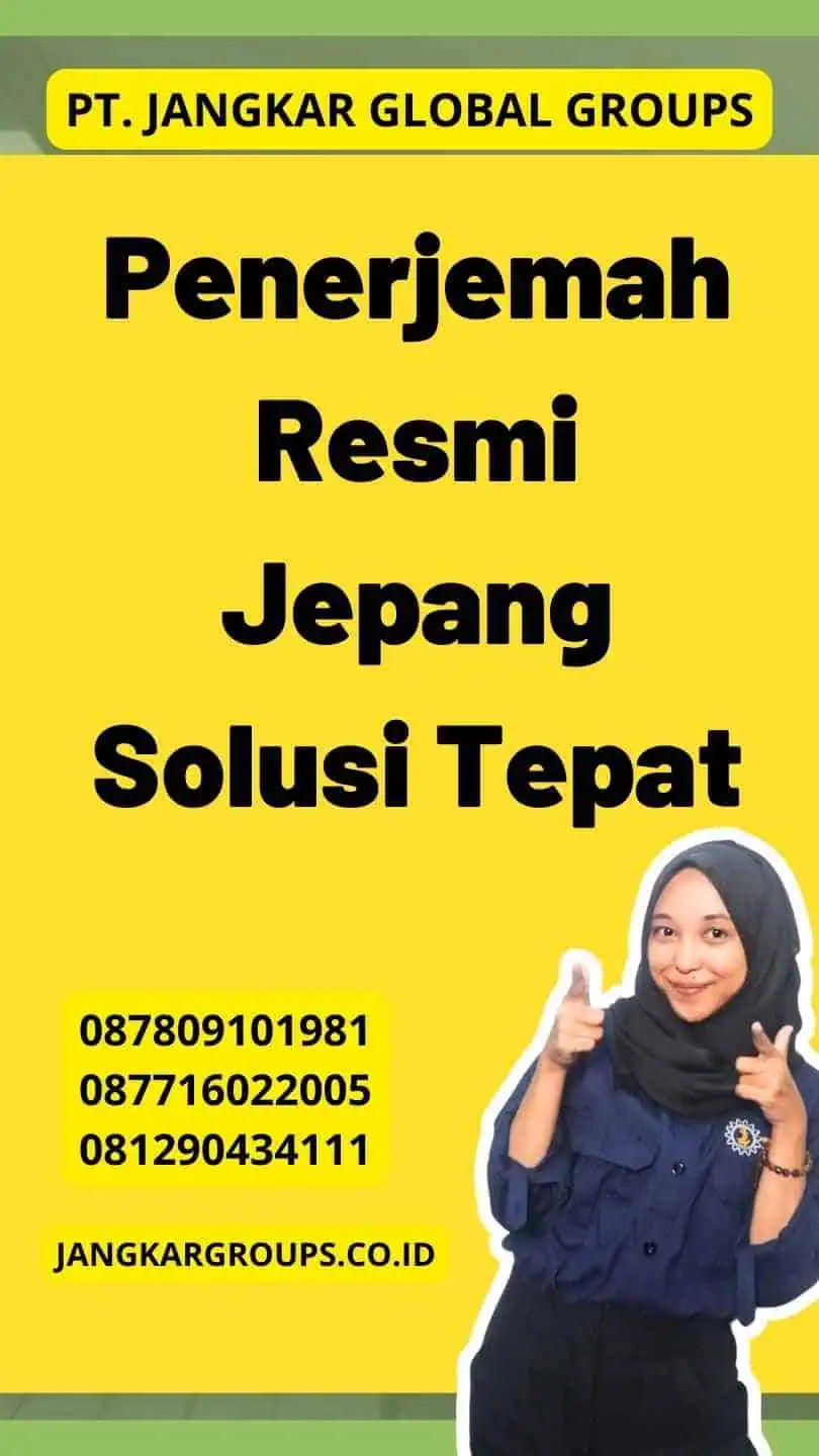 Penerjemah Resmi Jepang Solusi Tepat