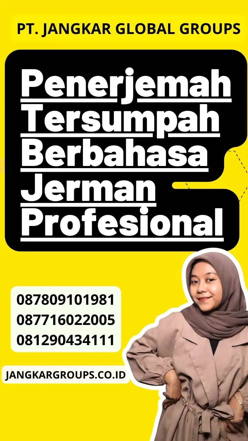 Penerjemah Tersumpah Berbahasa Jerman Profesional