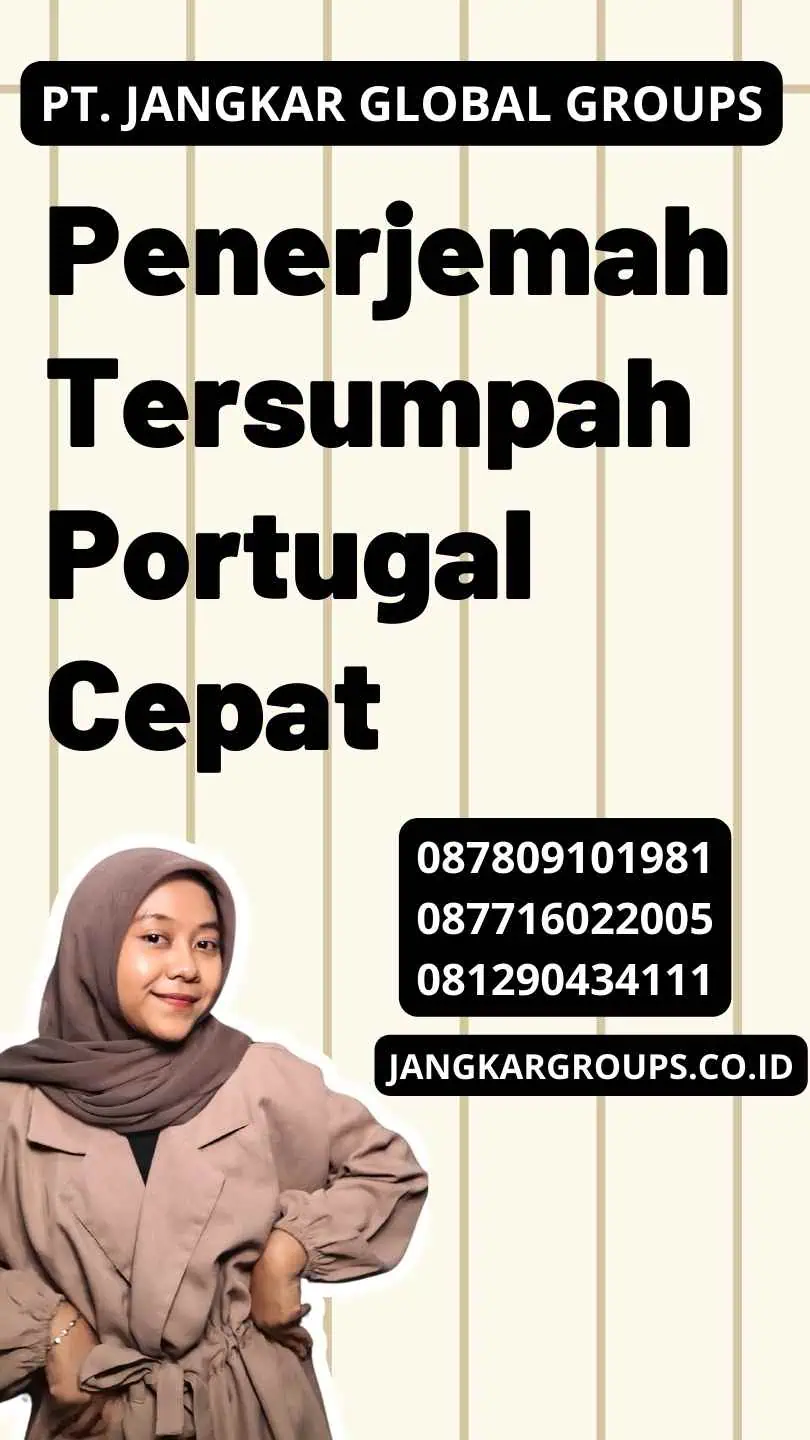 Penerjemah Tersumpah Portugal Cepat