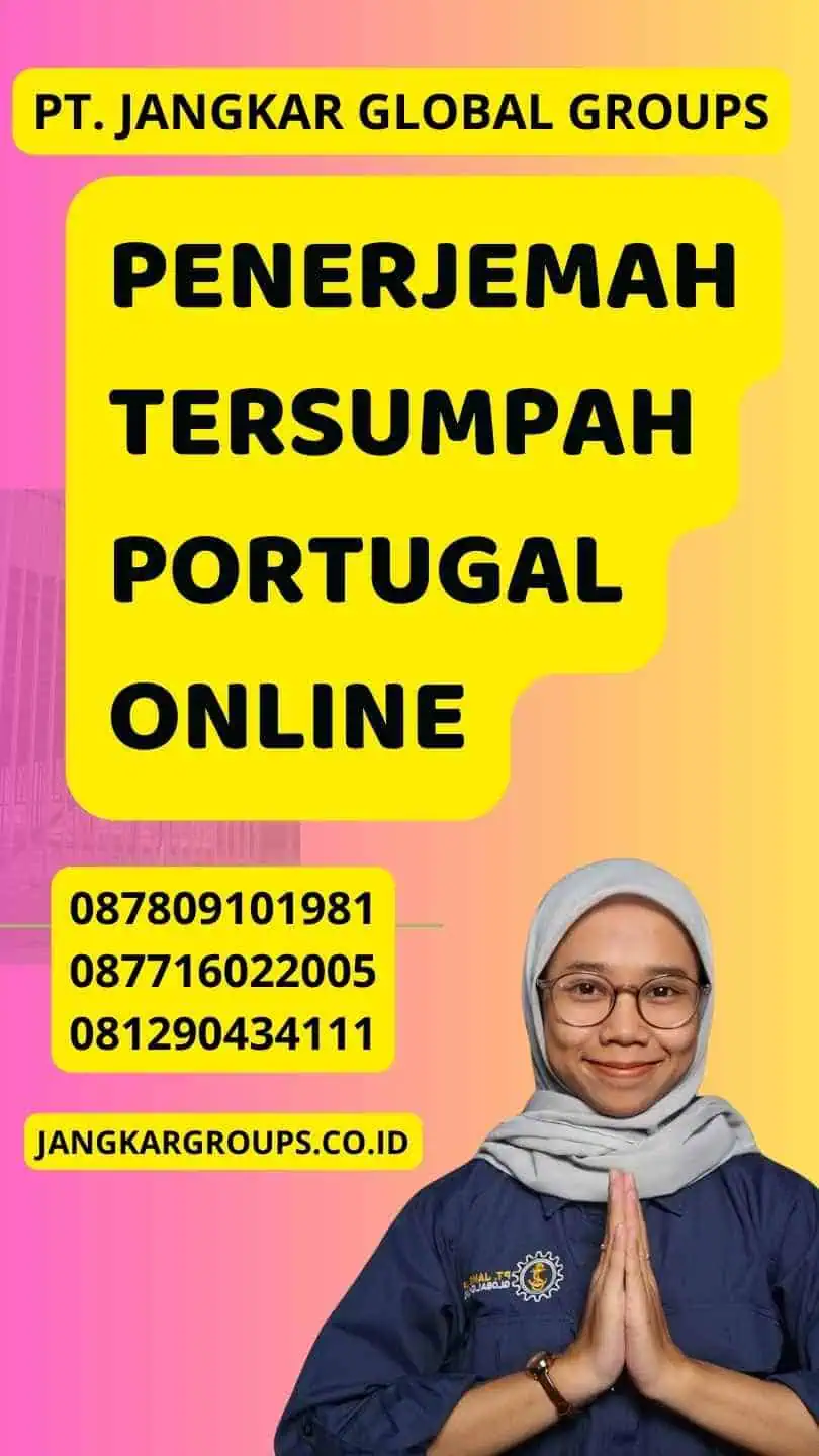 Penerjemah Tersumpah Portugal Online