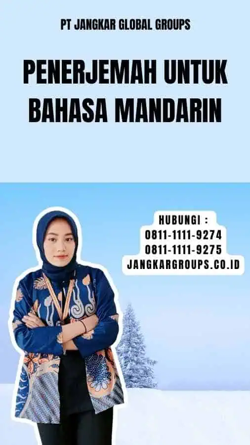 Penerjemah untuk Bahasa Mandarin