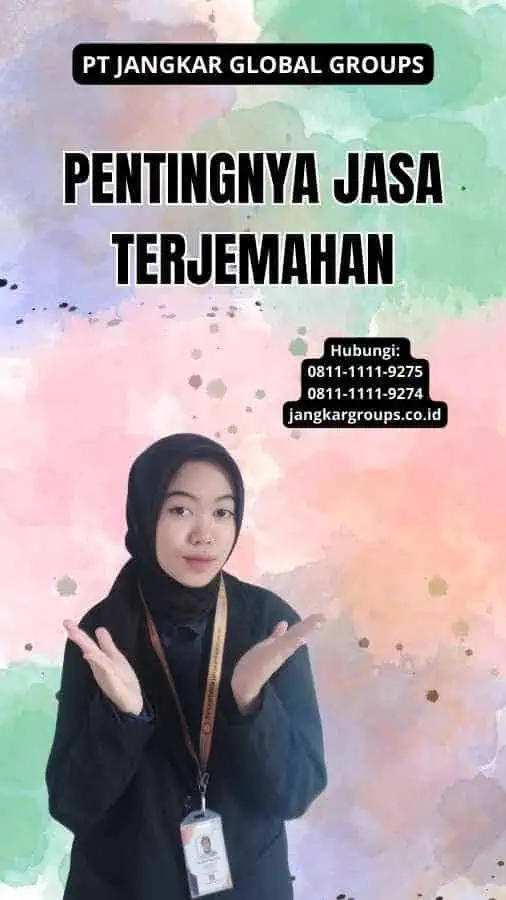 Pentingnya Jasa Terjemahan