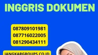 Peran Penerjemah Tersumpah Inggris Dokumen