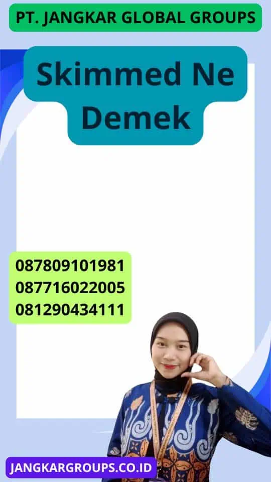 Skimmed Ne Demek