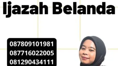 Specimen Translate Ijazah Belanda