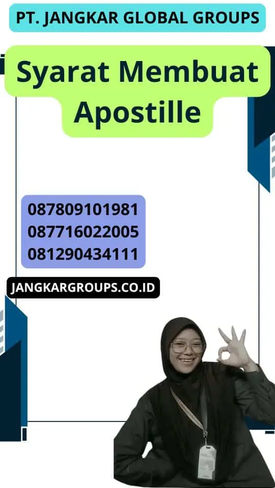 Syarat Membuat Apostille