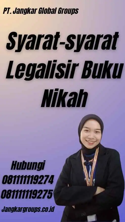 Syarat-syarat Legalisir Buku Nikah