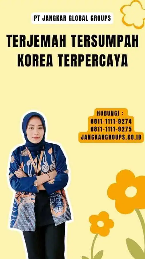 Terjemah Tersumpah Korea Terpercaya