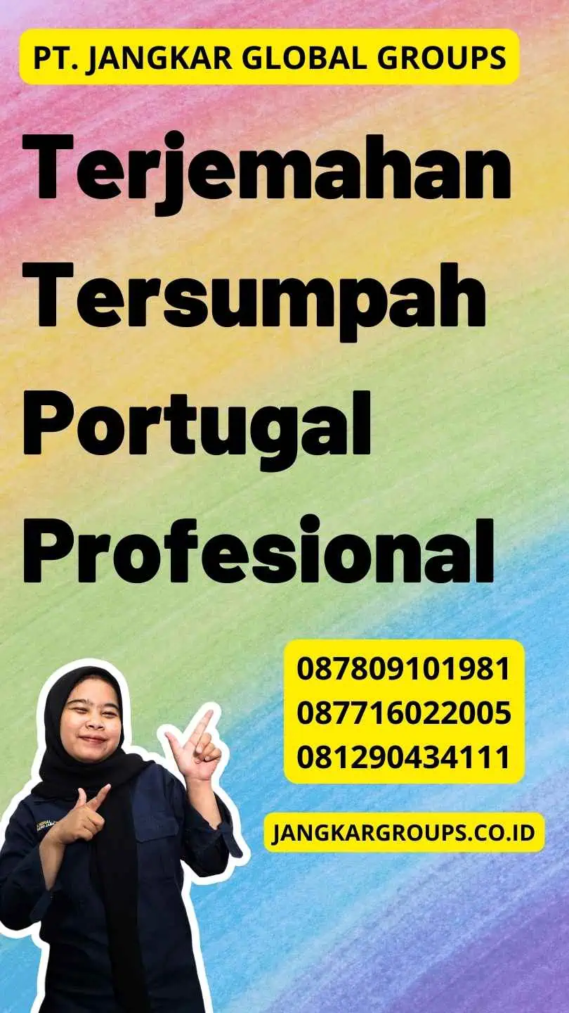 Terjemahan Tersumpah Portugal Profesional