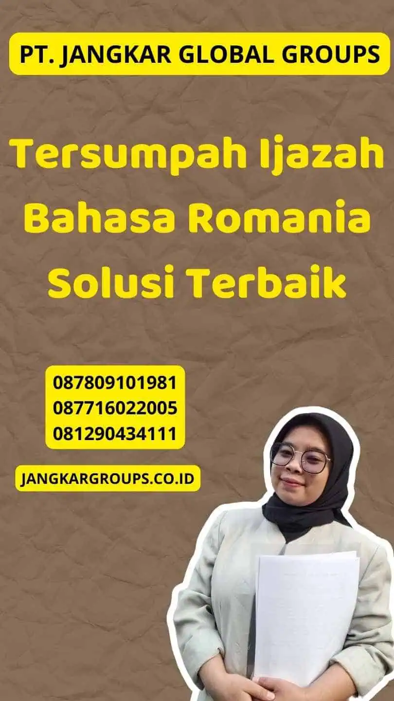 Tersumpah Ijazah Bahasa Romania Solusi Terbaik