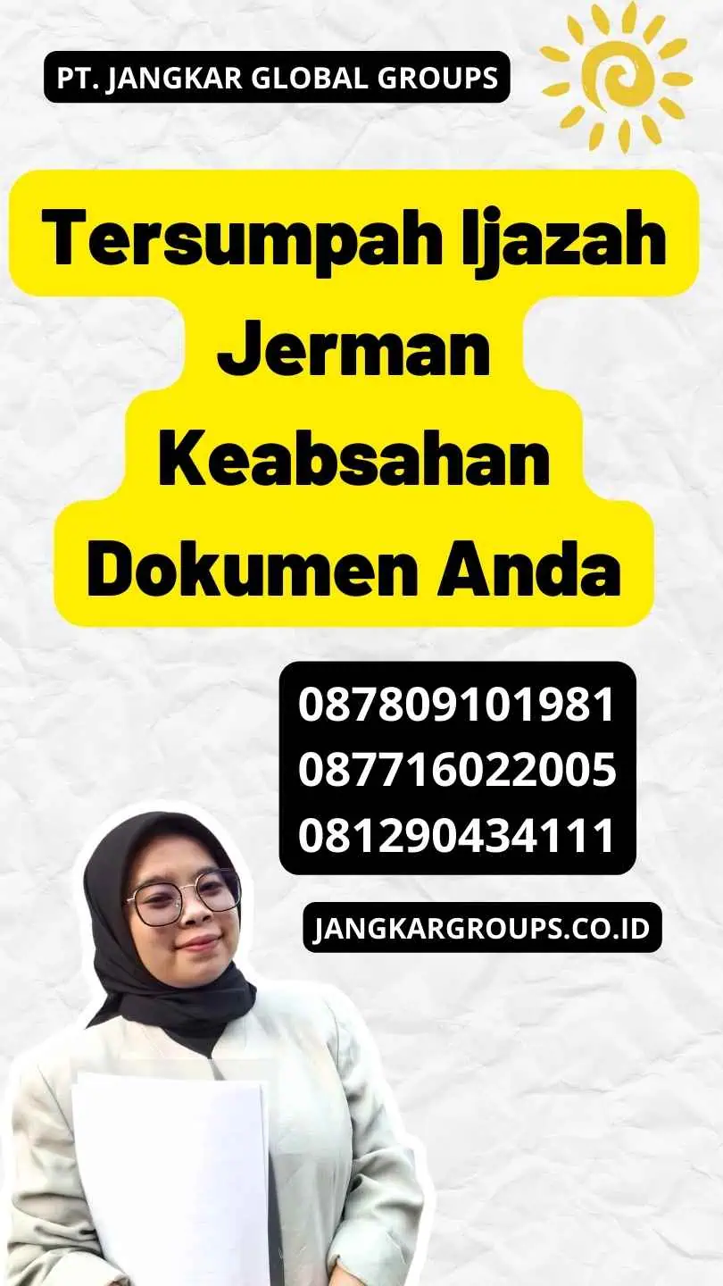 Tersumpah Ijazah Jerman Keabsahan Dokumen Anda