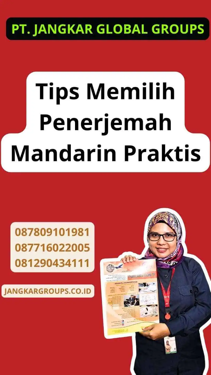 Tips Memilih Penerjemah Mandarin Praktis