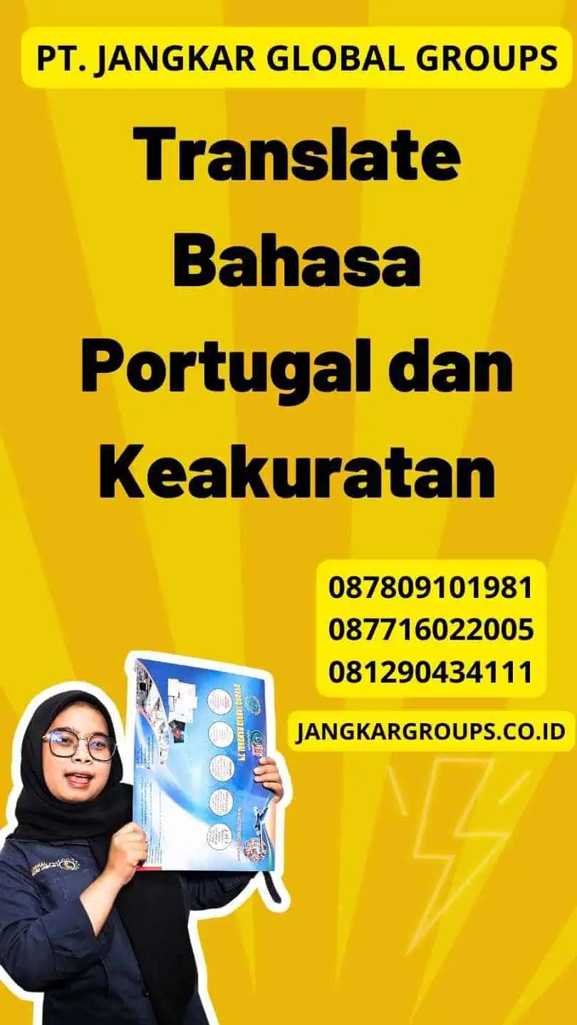 Translate Bahasa Portugal dan Keakuratan