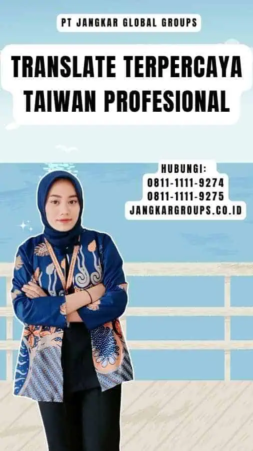 Translate Terpercaya Taiwan Profesional