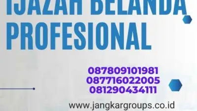 Translate Tersumpah Ijazah Belanda Profesional