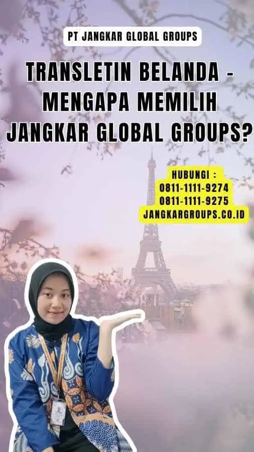 Transletin Belanda - Mengapa Memilih Jangkar Global Groups