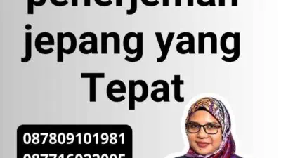 cara mengetahui penerjemah jepang yang Tepat