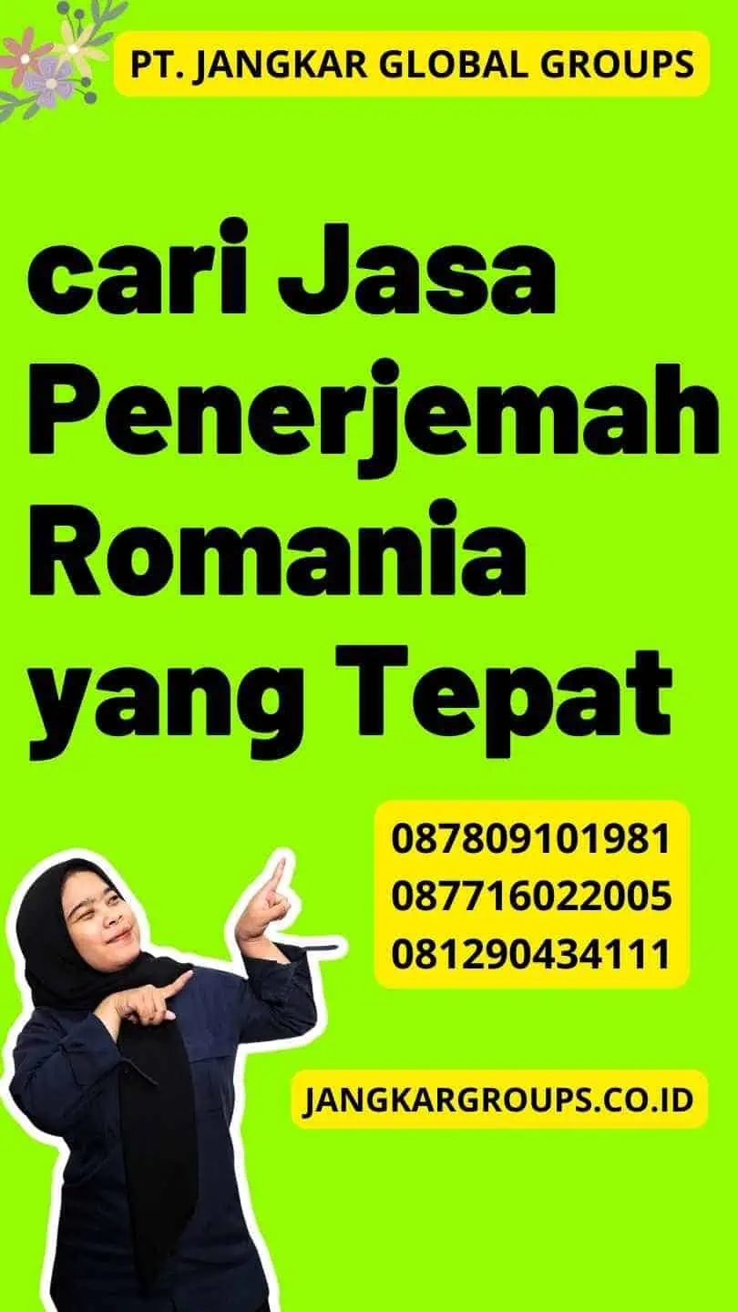 cari Jasa Penerjemah Romania yang Tepat