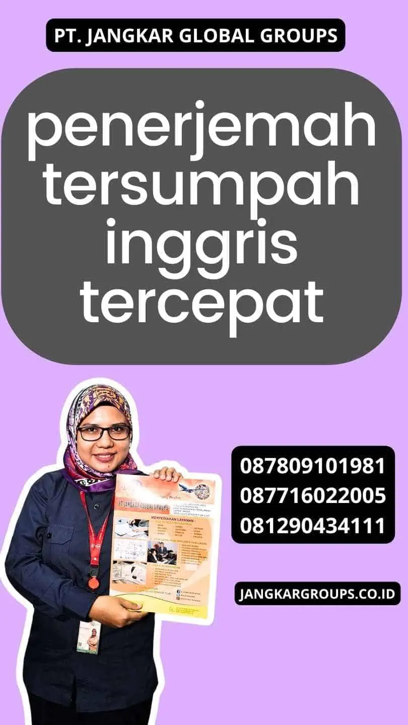 penerjemah tersumpah inggris tercepat