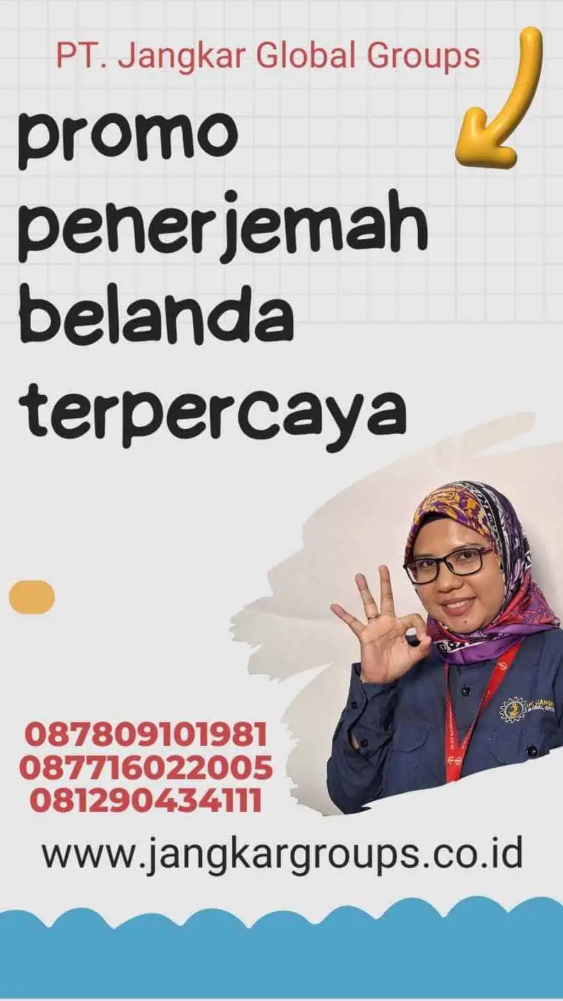 promo penerjemah belanda terpercaya