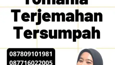 translate terpercaya romania Terjemahan Tersumpah