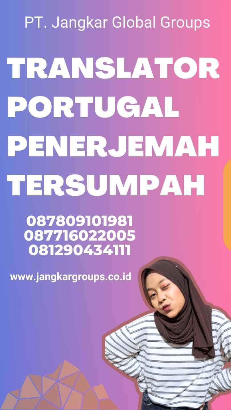 translator portugal Penerjemah Tersumpah