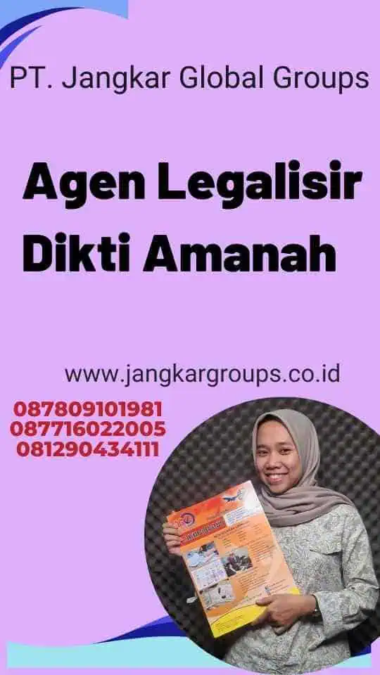 Agen Legalisir Dikti Amanah