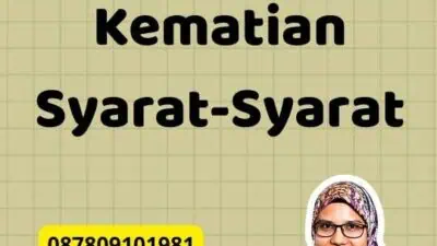 Agen legalisir Akta Kematian Syarat-Syarat