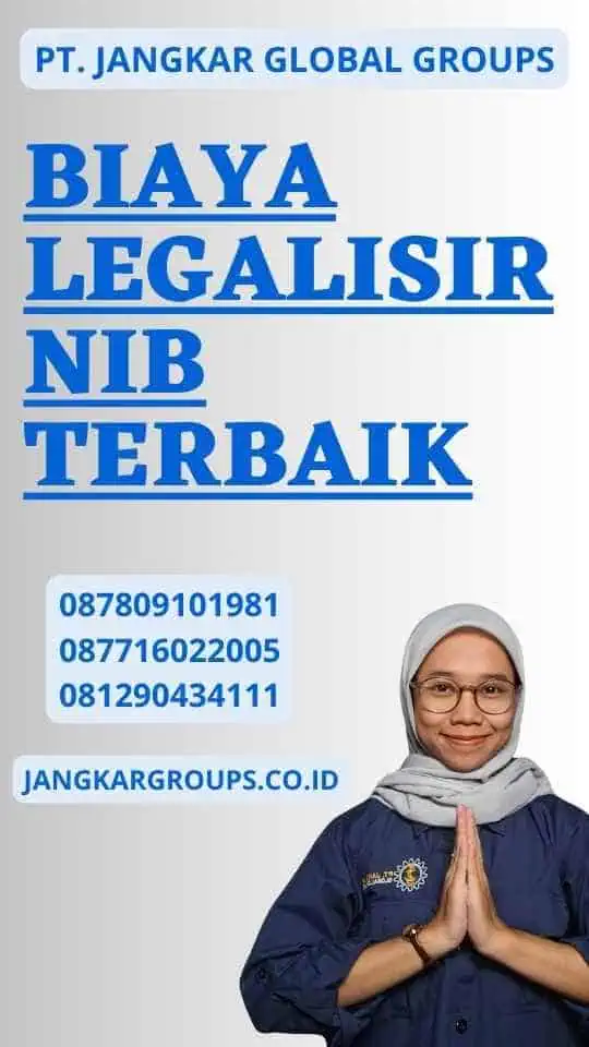 Biaya Legalisir NIB Terbaik