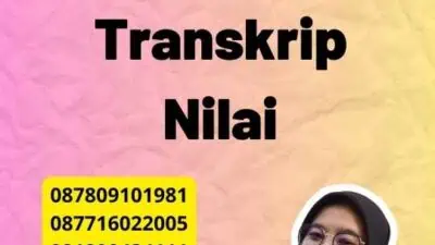 Biaya Legalisir Transkrip Nilai