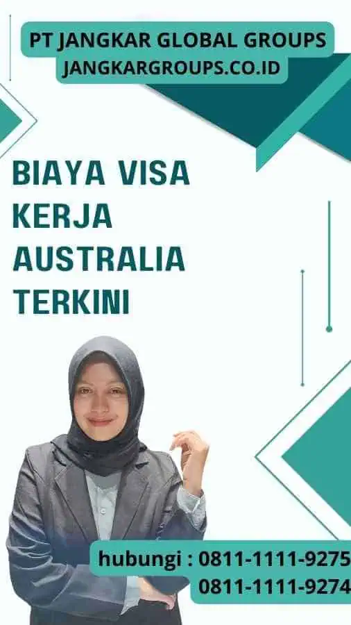 Biaya Visa Kerja Australia Terkini