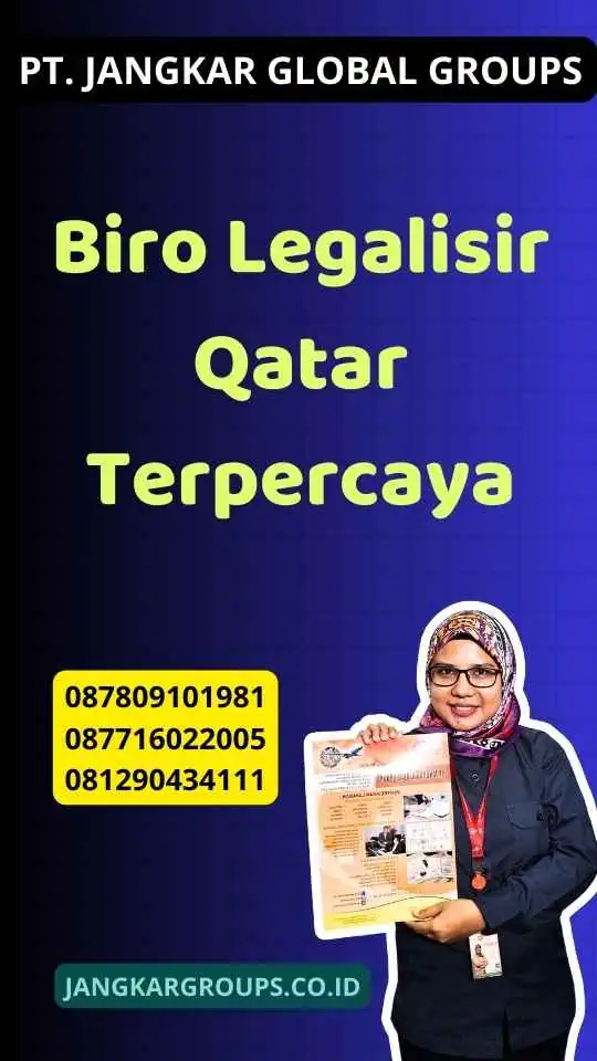 Biro Legalisir Qatar Terpercaya