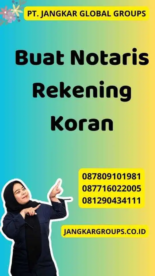 Buat Notaris Rekening Koran